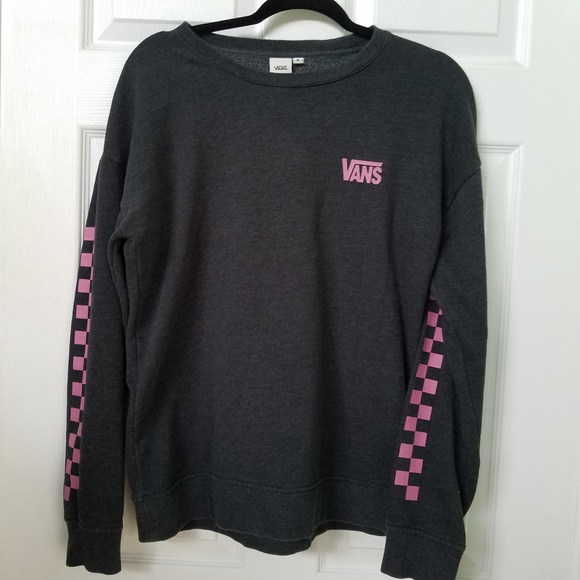 pink and black vans womens